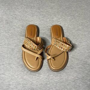 Lucky Brand Women’s KayKey Toe Ring Slide-On Sandals